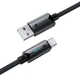 Кабель ACEFAST C19-04 USB-A to USB-C fast charging data cable Black - изображение 4