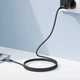 Кабель ACEFAST C23-01, USB to iP, 30W,1.2m, Nylon, Zinc alloy + TPE connectors, Black - изображение 7