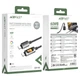 Кабель ACEFAST C21-03, Type-C to Type-C, 60W, 1.2m, Nylon, Aluminum Alloy connectors, Black - изображение 2