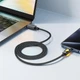 Кабель ACEFAST C21-04 USB-A to USB-C fantasy color series braided Charging data cable Black - изображение 6