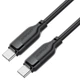Кабель ACEFAST C16-03, Type-C to Type-C, 60W, 1.2m, TPE, TPU connectors, Black - изображение 3