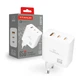 Зарядное устройство TITANUM CH65PRO GaN 65W 2xUSB-C+USB-A White 29232 - изображение 1