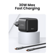 Мережевий зарядний пристрій UGREEN X513 30W USB-C GaN Fast Charger EU Black (UGR-65007) - изображение 5