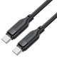 Кабель ACEFAST C16-03, Type-C to Type-C, 60W, 1.2m, TPE, TPU connectors, Black (6974316283805) - изображение 3