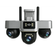Камера відеоспостереження Smart Net Camera V380 4G, Wi-Fi, 3 поворотні об'єктиви - зображення 5