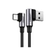 Дата кабель USB 2.0 AM to USB-C 2.0m 3A 90° corner US176 black Ugreen (20857) (352985) - зображення 1