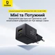Мережевий зарядний пристрій на 30W Baseus Palm Fast Charger (USB-A, Type-C, QC3.0, PD3.0). Black - зображення 6