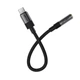 Перехідник ACEFAST USB-C to 3.5mm Audio Converter J12 0.15m Space Gray - зображення 3