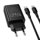Сетевое зарядное устройство HOCO CS93A Leader Single Port PD 20W Type-C + кабель Type-C to Type-C 1m Black - изображение 6