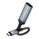 Кабель-переходник HOCO UA43A Type-C to HDMI (HDTV) 4K 30Hz 0.2m Grey - изображение 4