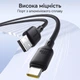 Кабель USB на Type-C Baseus Silky Series Fast Charging Data Cable (2m, 100W, 5A, 480 Mbps). Black - зображення 5