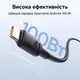 Кабель USB на Type-C Baseus Silky Series Fast Charging Data Cable (2m, 100W, 5A, 480 Mbps). Black - зображення 6