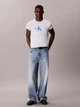 Футболка хлопковая длинная мужская Calvin Klein 4RB861G-CHE(Misty Blue) 2XL Светло-голубая (196669614587) - изображение 3