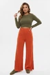 Штаны женские однотонные оранжевого цвета Fashion размер 42-44 (217278) - изображение 1