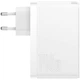 Мережевий зарядний пристрій Baseus GaN5 Pro Fast Charger 2C+U Type-C cable 140W White CCGP100202 - изображение 2