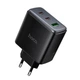 Мережевий зарядний пристрій HOCO C160A Upgrade PD charger Type-C cable 65W Black - зображення 7