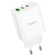 Мережевий зарядний пристрій HOCO C126A Pure power three-port 40W White - изображение 3