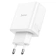 Мережевий зарядний пристрій HOCO C126A Pure power three-port 40W White - изображение 6