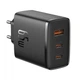 Мережевий зарядний пристрій Baseus Cube Pro Fast Charger 2C+U 65W Black P10152301113-00 - изображение 6