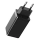 СЗУ Baseus GaN2 Pro Quick Charger 2C+U 65W EU Black CCGAN2P-B02 - зображення 7