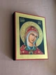 Писаная греческая икона Божией Матери 15×19 см - изображение 2