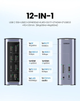 USB-хаб Ugreen USB-C Multifunctional Docking Station(13-in-1) - зображення 2