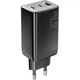 Зарядний пристрій Essager 2xUSB-C + 1xUSB PD67W QC4.0 FCP GaN black (ECT67W-LJB01-Z) - зображення 4