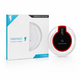Беспроводная зарядка Fantasy Wireless Charger Qi Standard для смартфона, прозрачная круглая - изображение 1
