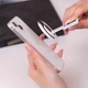 Магнітний тримач MagSafe 2в1 для телефону з подвійним магнітом, кільце-тримач, складана підставка, пластиковий, сірий - зображення 6
