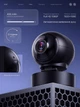IP камера видеонаблюдения мини Wi-Fi беспроводная Full HD 1080P с датчиком движения ночным видением поворотом 360° углом обзора 155° удаленным просмотром со смартфона записью на карту памяти H.265 аккумулятором 400 мАч USB Type-C магнитным креплением - изображение 3