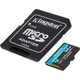 Карта памяти Kingston 64GB microSDXC сlass 10 UHS-I U3 V30 A2 Canvas Go Plus G4 - изображение 2