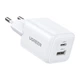 Мережевий зарядний пристрій UGREEN X514 20W 2-Port GaN Fast Charger EU White - зображення 3