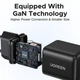 Мережевий зарядний пристрій UGREEN X514 20W 2-Port GaN Fast Charger EU White - зображення 7
