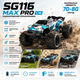 Машинка на радиоуправлении SG116 MAX 1:16 — безщеточный монстр-трак 4WD до 80 км/ч - изображение 9