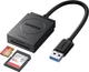 Кардидер Ugreen CR127 USB 3.0 2-слота SD/TF Card Black (UGR-20250) - изображение 2