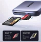Кардидер Ugreen CM898 USB 3.2 Magnetic, USB-C SD/MicroSD PD 100W (UGR-65095) - изображение 7