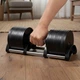 Гантель регульована Gymtek G-42790 2-32 кг Чорна (5905884427903) - зображення 13