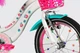 Детский велосипед ST 16" Formula Kid Flower Premium BH 2026 для девочки белый с розовым и бирюзовым (OPS-FRK-16-243) - изображение 5