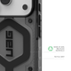 Чехол противоударный UAG Pathfinder MagSafe Original для Iphone 17 Pro Max (6.9") Clear Ash 114552113140 - изображение 10