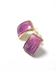 Жіночі сережки "Дуги" 1.2 см jewelry Фіолетові - зображення 10
