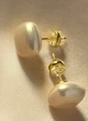 Женские сережки "Квадратики" 1.2см jewelry Золотистые - изображение 2