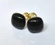Женские сережки "Квадратики" 1.2см jewelry Черного цвета - изображение 2