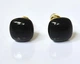 Женские сережки "Квадратики" 1.2см jewelry Черного цвета - изображение 7
