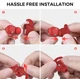 Фиксаторы для наушников Beats Studio Buds 2021, силиконовые антискользящие насадки Ear Hooks, 3 пары, красные - изображение 4