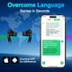 Навушники-перекладачі A9 Bluetooth з AI перекладом на 138 мов, сенсорні TWS навушники з шумозаглушенням - изображение 7