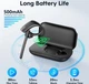 Bluetooth-гарнітура New Bee M51 з зарядним кейсом, шумозаглушення, чорна - зображення 2