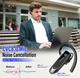 Bluetooth-гарнитура Atheewon H08 – беспроводная моно гарнитура с шумоподавлением ENC, CVC 8.0 - изображение 2