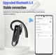 Bluetooth-гарнитура Atheewon H08 – беспроводная моно гарнитура с шумоподавлением ENC, CVC 8.0 - изображение 3