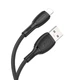 Кабель BOROFONE BX86 Advantage silicone charging data cable for iP Black 6974443388787 - изображение 1