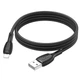 Кабель BOROFONE BX86 Advantage silicone charging data cable for iP Black 6974443388787 - изображение 4